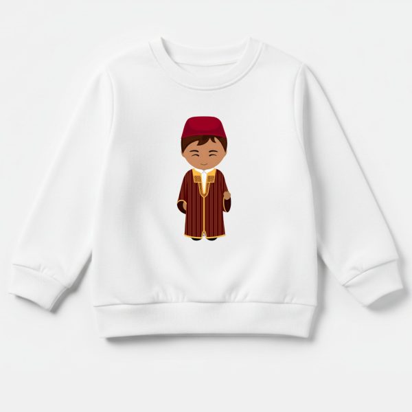 Sweatshirt Enfant - Garçon en Jebba Marron