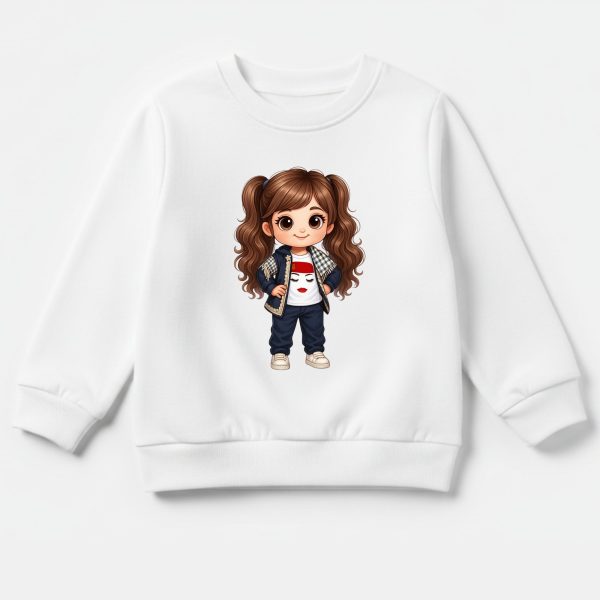 Sweatshirt Enfant - Fille Moderne Style Tunisien